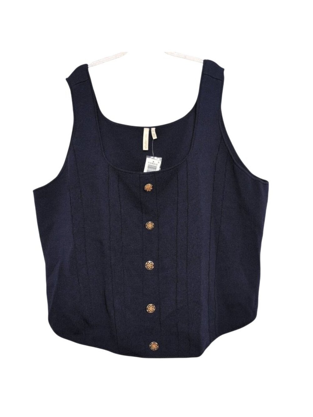 Studio by Torrid Power Knit Corset Top Womens Plus Size 5X Eclipse Office Siren